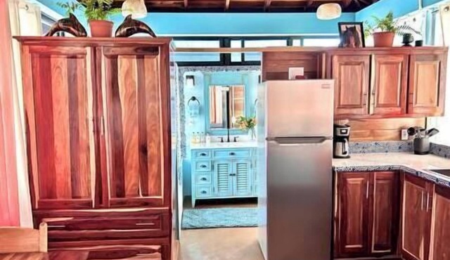 Seafront tropical luxury private Casita w/pool Iguana Beach House Belize