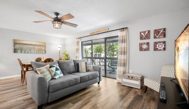 Seashell 19 | Elegant Condo with Pool, Balcony + Community Dock Access