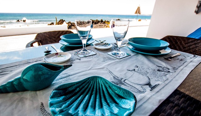 Seashell Beach House on the frontline of the ocean