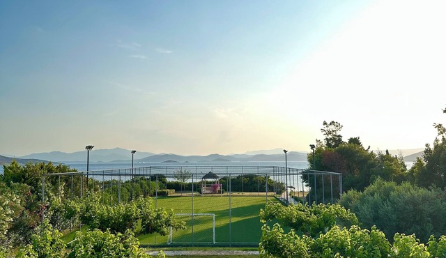 Seaside Villa with Private Football Pitch