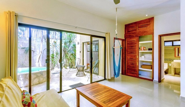 Secluded apartment with the best location in Tulum Town