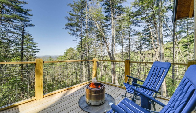 Secluded Brevard Cabin w/Private Waterfall!
