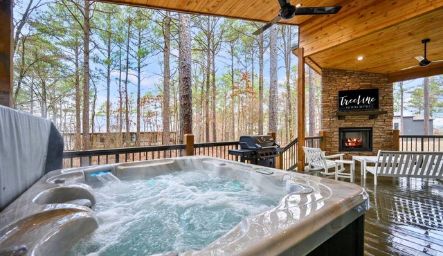 Secluded Forest Retreat with Game Lounge