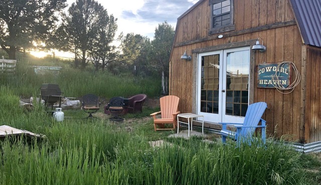 Secluded Glamping Cabin Rental on a Working Ranch and Farm near Aspen and Maroon Bells, Colorado