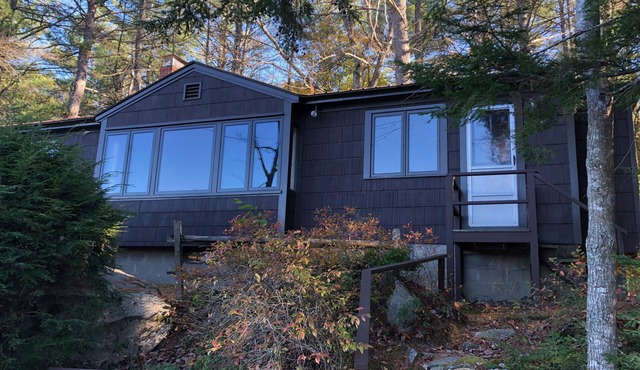 Secluded lakefront cottage with private beach LAKES REGION, DENMARK MAINE