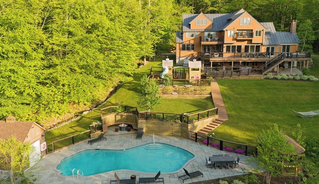 Secluded Luxury Stratton Lodge | Heated Pool
