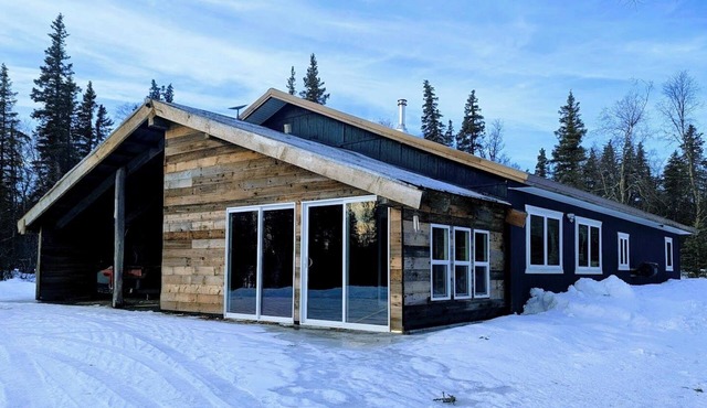 Secluded modern house minutes from town with direct tundra and bike path access.