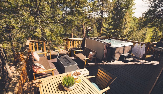 Secluded Mountain A-Frame: Large Deck, Hot Tub, & BBQ, by Forest & Peak Retreats