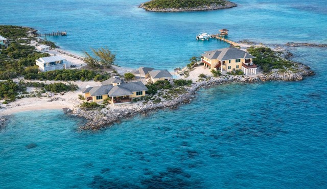 Secluded Private Beachfront Villa on Staniel Cay in Exumas Bahamas