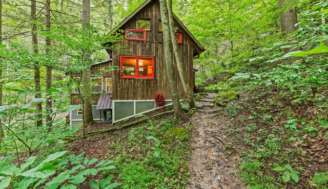 Secluded Red River Gorge Pet-Friendly Cabin on 6 acres