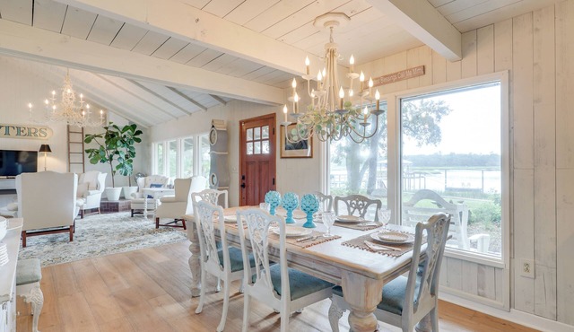 Secluded Riverfront Home w/Dock Under Mossy Oaks