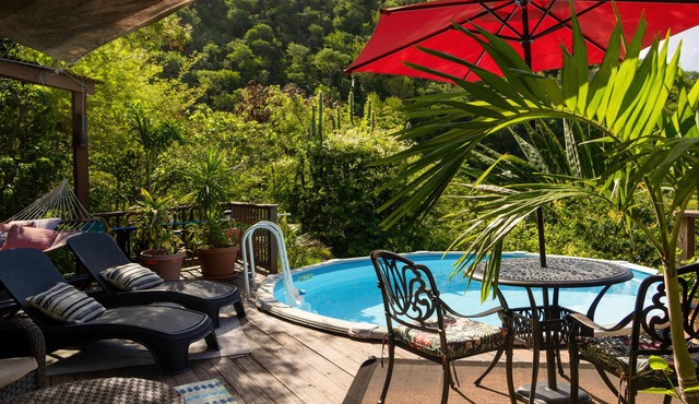 “Secluded Romantic Villa with Private Pool—Nestled in Lush National Park Beauty”
