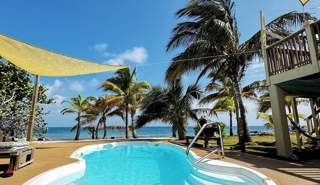 Secluded Sunsets 3400 Sq Ft Villa with 3 Separate Suites on the Beach with Pool!