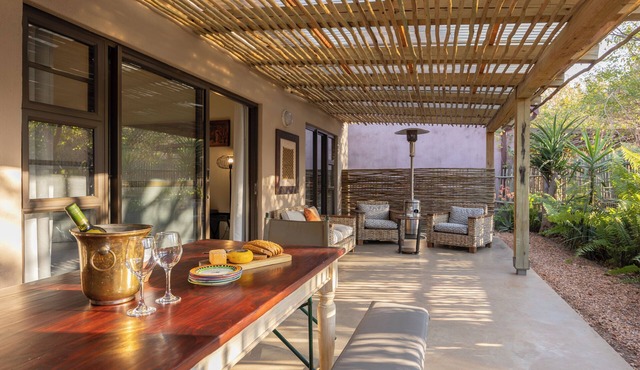 Securely located vacation home on a wildlife estate
