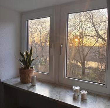 Seeblick Apartment Duisburg am Blauen See - 15 Min zur Messe Düsseldorf