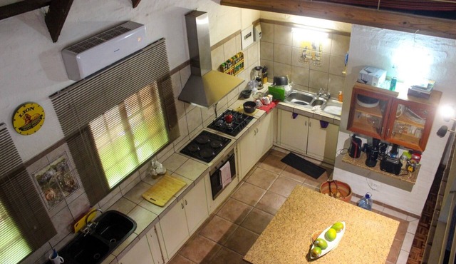 Self catering open plan house. Ideal for family and groups of 2 to 6.