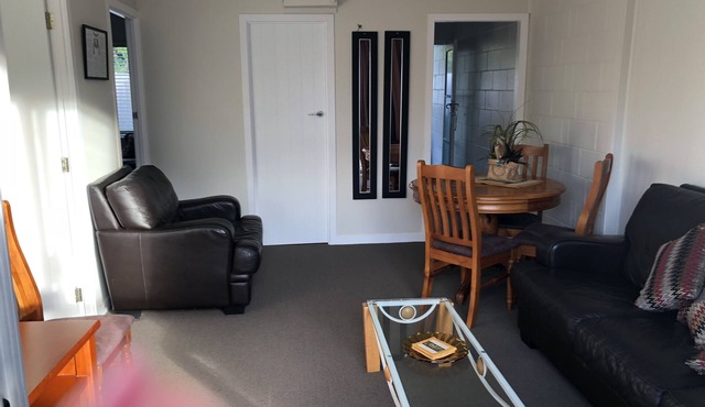 Self contained unit close to beautiful white sandy beach