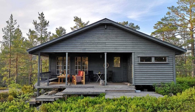 Self-sufficient vacation cabin in the middle of beautiful southern Norwegian nature