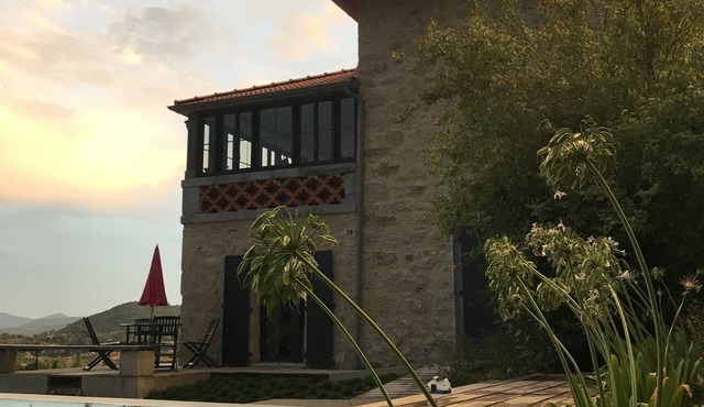 Separate apartments in villa with pool