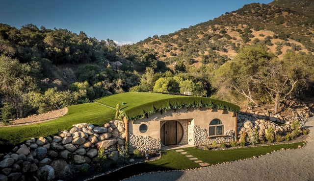 Sequoia Hollow Hole - Magical & Whimsical Earth-Berm Riverfront