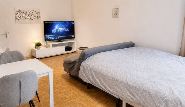 Serene 2-Bedroom Apartment in Chêne-Bougeries, Switzerland