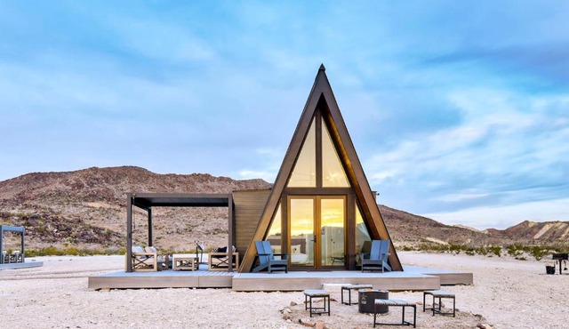 Serene A-Frame Perfect to Fully Disconnect in Terlingua, Texas