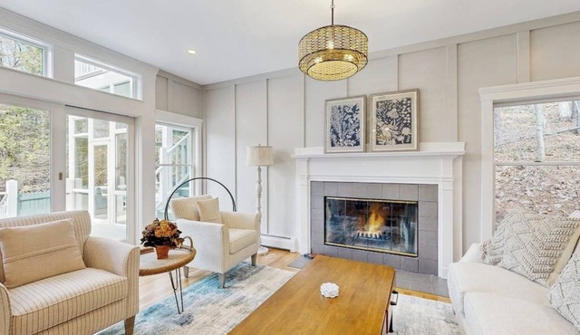 Serene Coastal Home with Private Beach Access, Hot Tub, and Spacious Decks