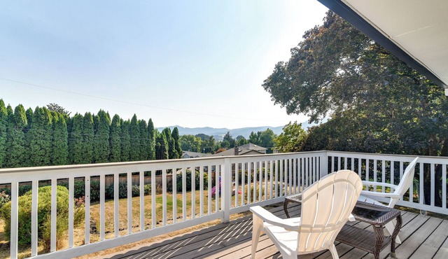 Serene Forest Grove Home w/Deck & Stunning Views!