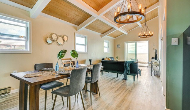 Serene Lakefront Standish Home w/Fire Pit & Grill
