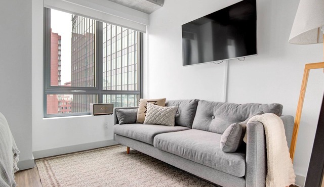 Serene Studio, Kendall Square, Gym, walk to MIT by Blueground