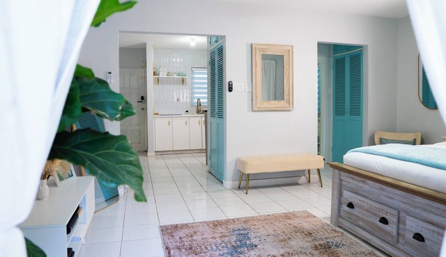 Serene Super Studio Apartment with porch in Kingston