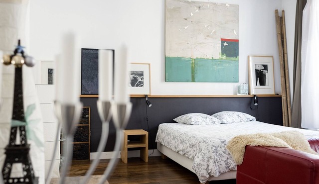 Short/Long stay - 3-room apartment + kitchen + bathroom, charming and quiet apartment.
