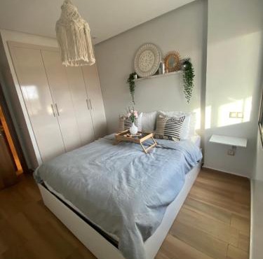 Sidi rahal blue beach Cozy apartment with a sea view