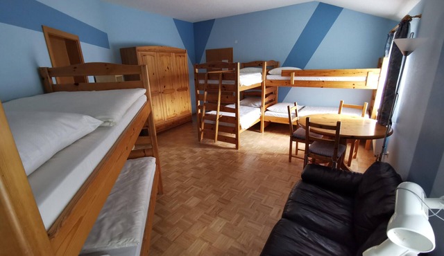 Six-bed room