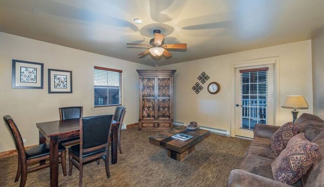 Ski-In Ski-Out 1BR at PCMR Base, Pool, Hot Tub, Sleeps 4