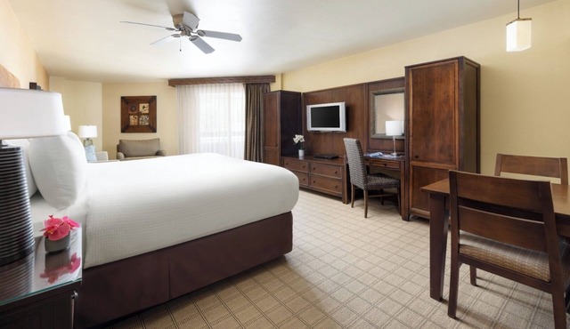 Ski & Stay: Standard King with Slopeside Access | Outdoor Pool Relaxation