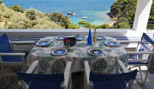 Skiathos: Beautiful Villa with access to private beach