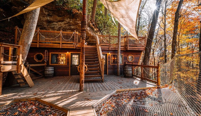 Sky Dancer *A Pirate Ship Cliff-Suspended House!*