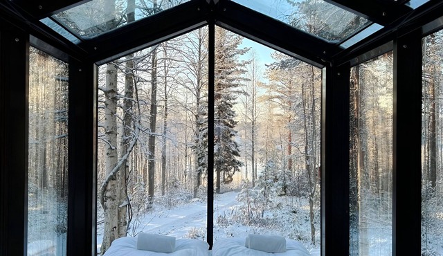 Sky Lodging ~ sleeping under the stars ~ charming 2-bedroom cottage in Rovaniemi