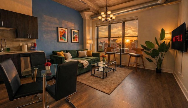 Skyline 2BR in South Loop with Optional Parking & Gym Access Near Museum Campus and McCormick Place