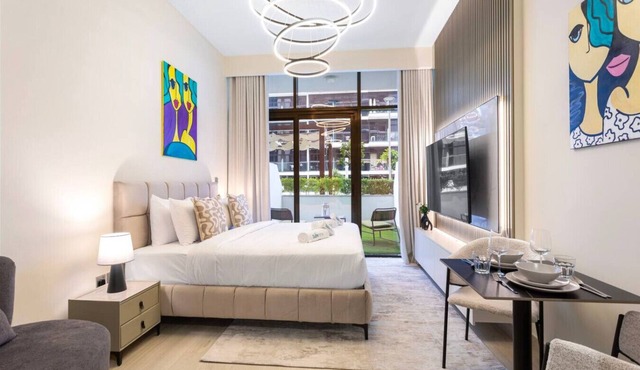 Sleek Studio Apartment in Azizi Riviera- Suiteable