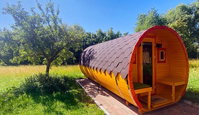 Sleeping barrel Weidenblick -heatable-