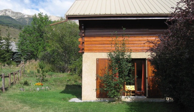 Small duplex chalet with garden