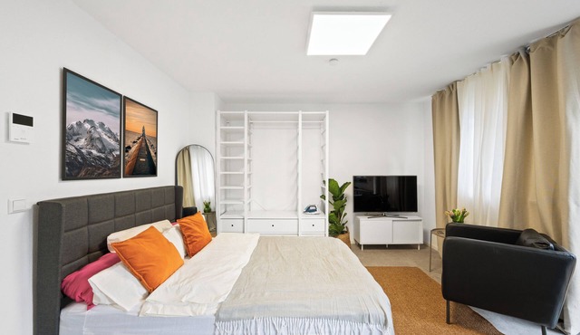 Small first floor apartment with balcony