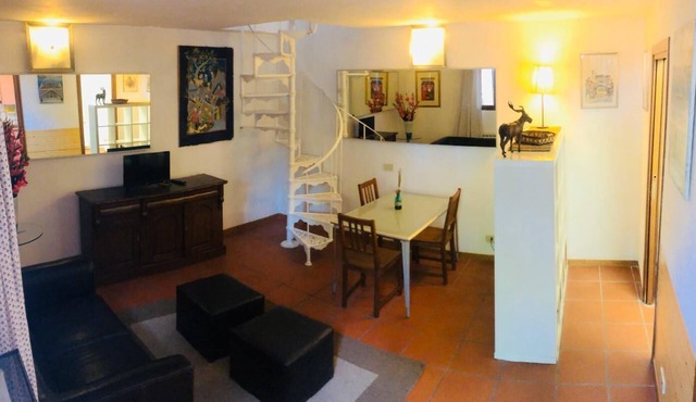 Small independent villa on two levels with terrace