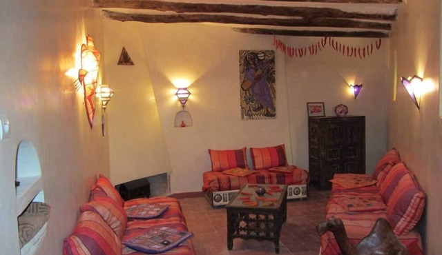 Small typical house in Moroccan village