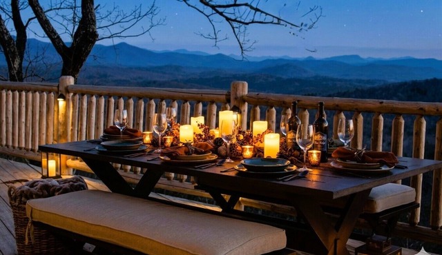 Soaring Hawk The `Ultimate` Log Cabin with EPIC Breathtaking Views|Hot Tub|Pets Welcome