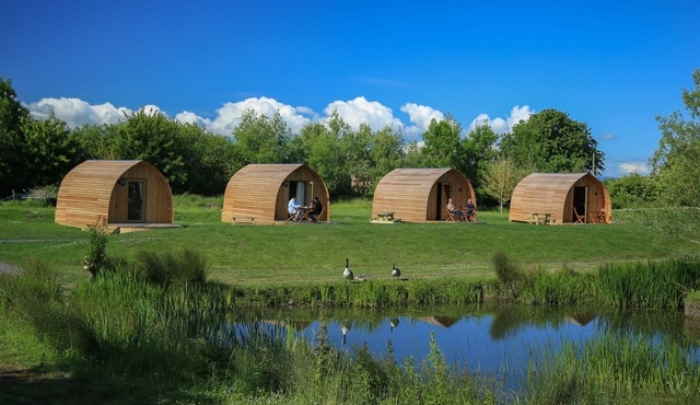 Somerset glamping pod with access to adventure activities.