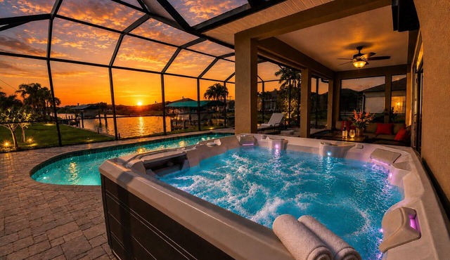 South Gulf Cove 3 Bedroom Canal Pool Home