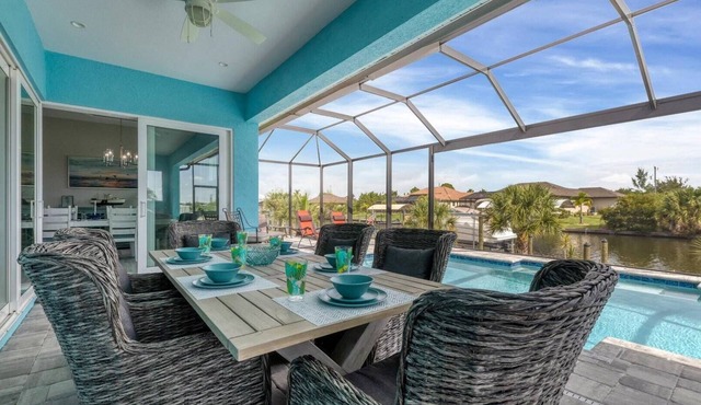 South Gulf Cove 3 Bedroom Canal Pool Home